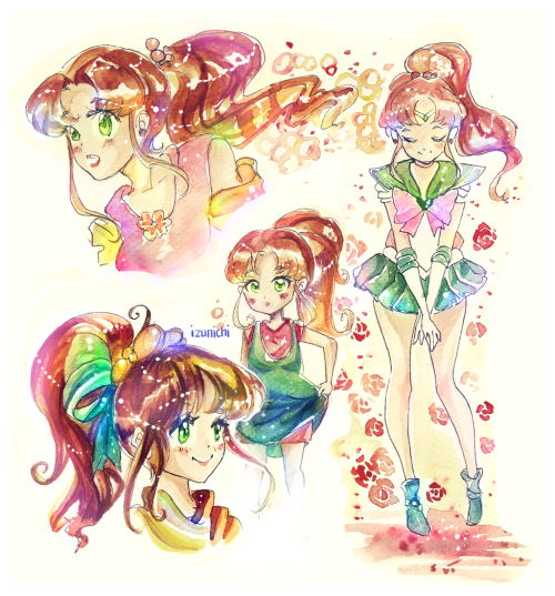 misshotaru: izunee: My favorite Sailor Senshi ❤ Done with watercolors and SAI. Commissions are open!