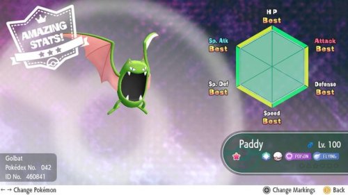 PADDY IS ALL GROWN UP and honestly, as much as zubat/golbat wasn’t even on my radar as something I’d