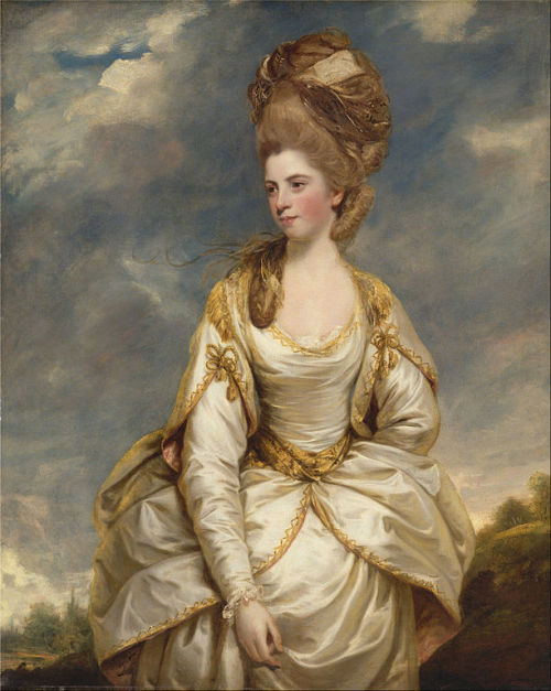 vivelareine:A portrait of Sarah Campbell by Joshua Reynolds, circa 1777-1778.