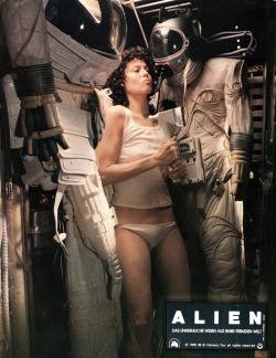 humanoidhistory:  Sigourney Weaver in a German