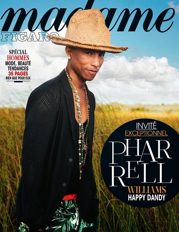 pleasebboy:  MADAME FIGARO FRANCE APRIL 4, 2014 Pharrell Williams
