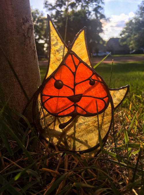 retrogamingblog: Stained Glass Koroks made by NorthwoodGlassworks