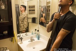 acoolpumpkin:Photo Series Captures What PTSD Really Looks Like. “The US needs to stop abandoning their veterans once their purpose is served. If you want to put service members through hell, you better be prepared to deal with the aftermath. If someone