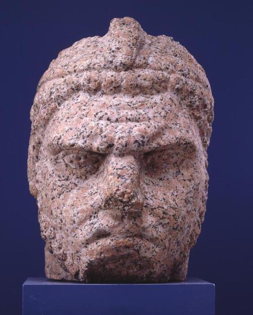 theancientwayoflife:~ Head of Caracalla.Period: RomanPlace of origin: Egypt, Steps of Isis TempleDat