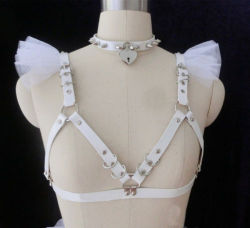 shootingstarfreckles:  Chest Cage and Waist Belt Body Harness Only 36 USD. Use this code fro a discount on your purchase: creamyhime