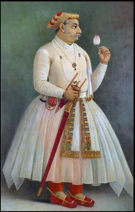Maharana Raj Singh by Raja Ravi Varma,19th c.