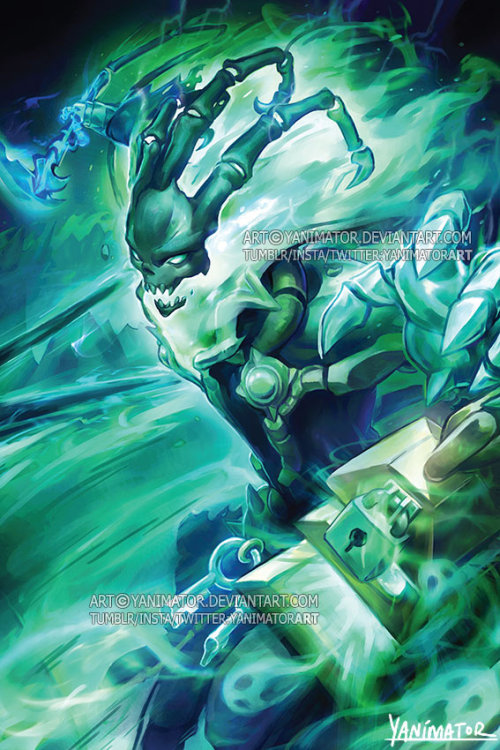 Here&rsquo;s an artwork I made for the best support in the game League of Legends -  THRESH! It’s so