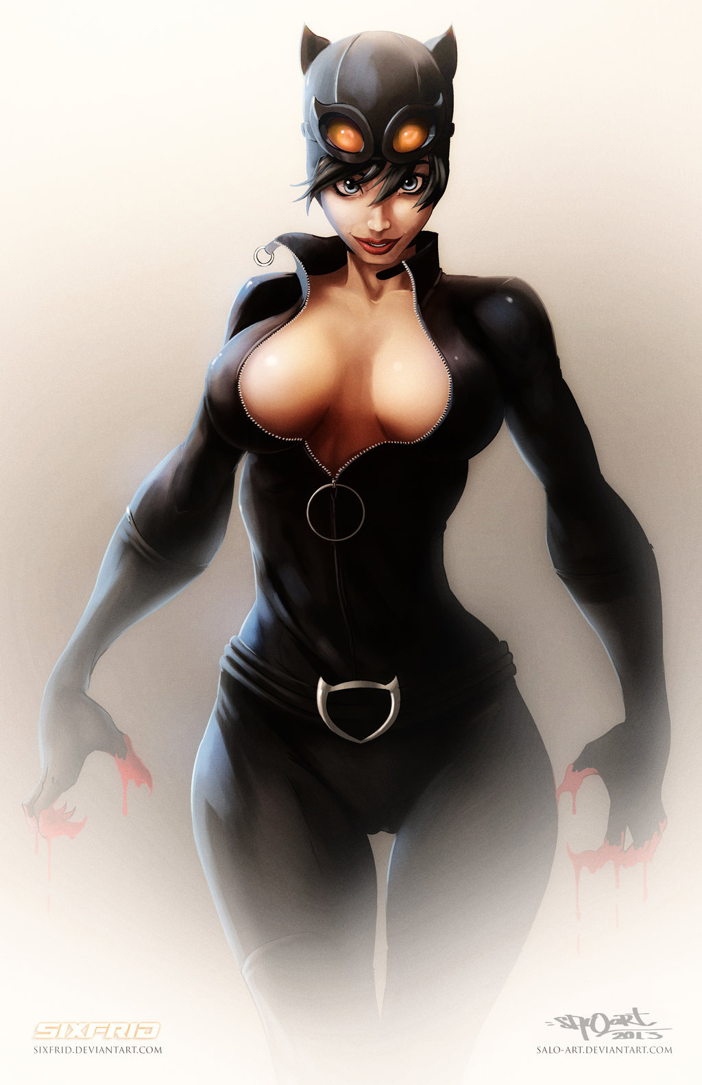 babes-of-art:  omg that cleavage…omg that cameltoe… ;) 