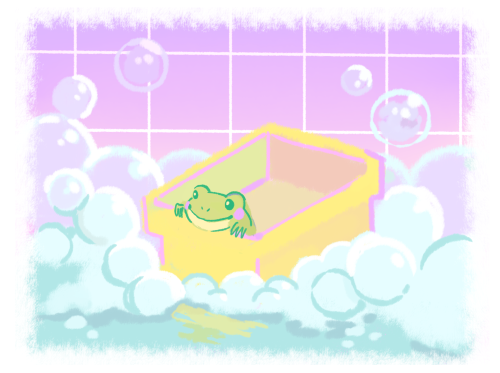 iradraws:drew this lil froggie