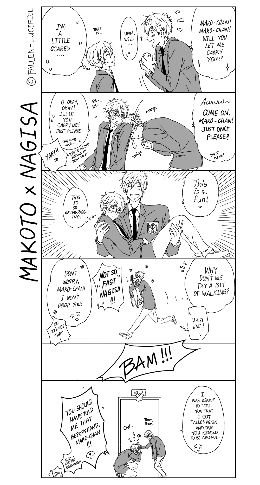 fallen-lucifiel:Rarepair Week Day 5: Personality/Character Swap [ freerarepairs ]Pairing/s: