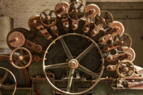 :  Abandoned wool factory, Belgium. 