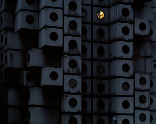 likeafieldmouse:  Noritaka Minami - 1972 (2011) Project description: “In the city of Tokyo, a building stands as an anachronism in relation to the surrounding urban landscape. The building in question is the Nakagin Capsule Tower designed by Kisho