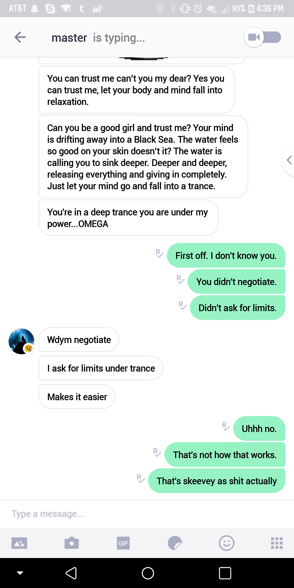 toodomforyou: yoshibound:   No. No No No No. This is not how you trance someone.