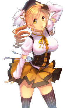 twin-tailed:  Mami Tomoe by MagicalNekoLenLen