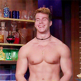 cinemagaygifs:Michael Dean   |  Watch What Happens Live with Andy Cohen  