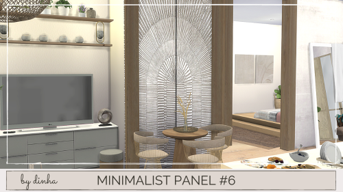 dinhagamer: Minimalist Panel #5, 6 &amp; 7Hope you enjoy. Can be found in paneling, using 2 Wall