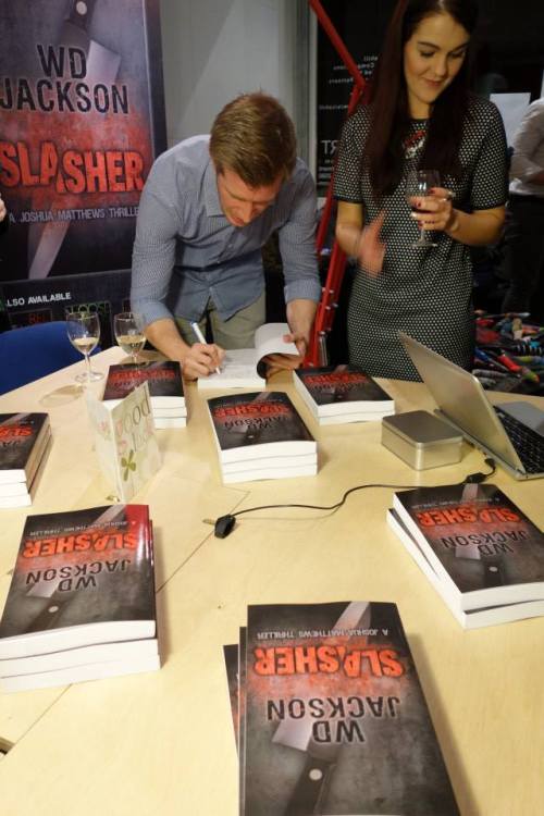 On Thursday November 13th I held the official launch party of my newest novel Slasher, in fact my fi