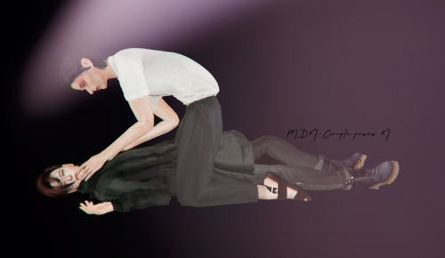 hitohari-sims:bignaicc:MDN-Couple pose N6Hi~here’s MDN~  Loooong time no see~✿You need Andrew’s pose