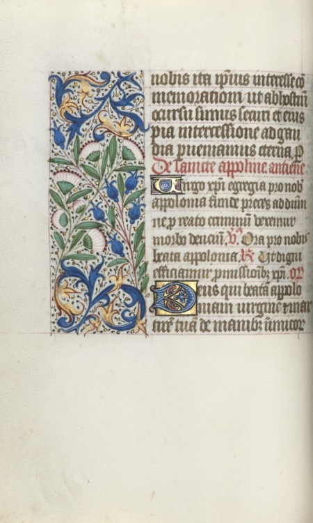 cma-medieval-art: Book of Hours (Use of Rouen): fol. 54v, Master of the Geneva Latini, c. 1470, Clev