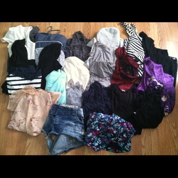 So Ky got me a Michael Kors watch and Lauren bought me all these dresses, shorts,
