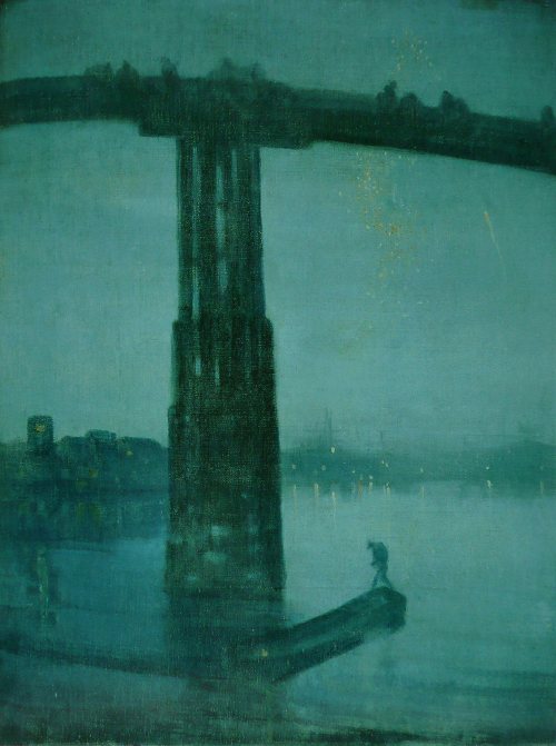 Nocturne in Blue and Gold: Old Battersea Bridge, James Abbott McNeill Whistler, ca. 1872-75