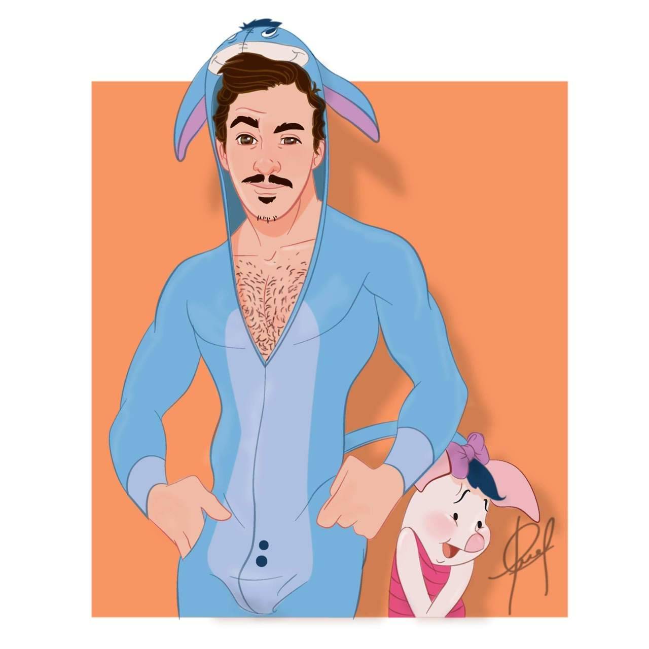 purplexo15:Esteesdave’s Disney inspired male artwork Sweet :3 