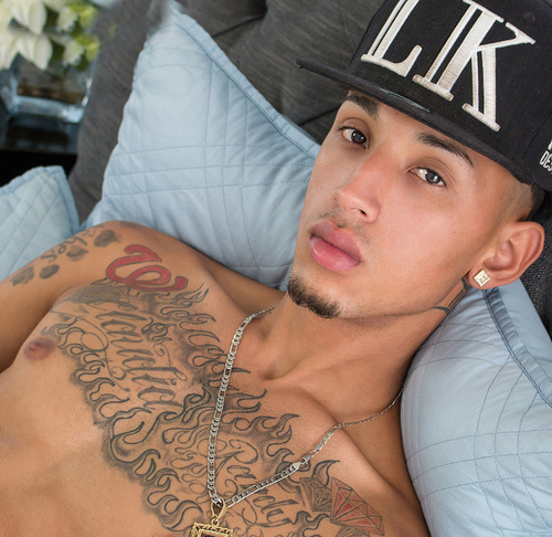 Gay Latino with Tattoos