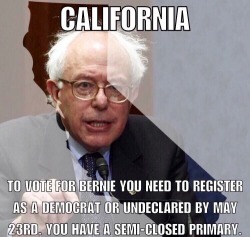 halloween-is-for-lovers:  colorpulp:  sunflower-rhythms:  Early voting is NOW!!! Get out there and vote, please! Also, check your voter registration!!   Canvass, phone bank, donate, spread the word any way you can!!   Go.BernieSanders.com for official