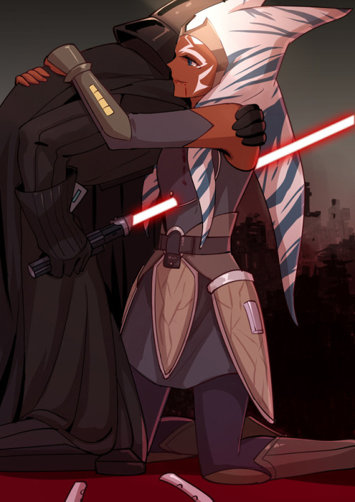  Vader & Ahsoka Star Wars Rebels( if ※Character Death【You can’t save your master，and I can’t sav