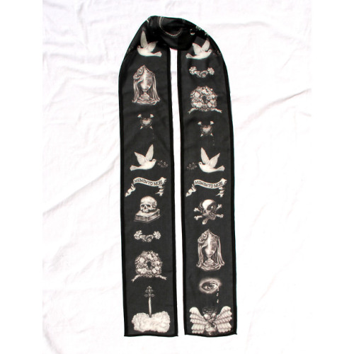 Samples of memento mori print scarves sold out already but I should have the final version ready in 