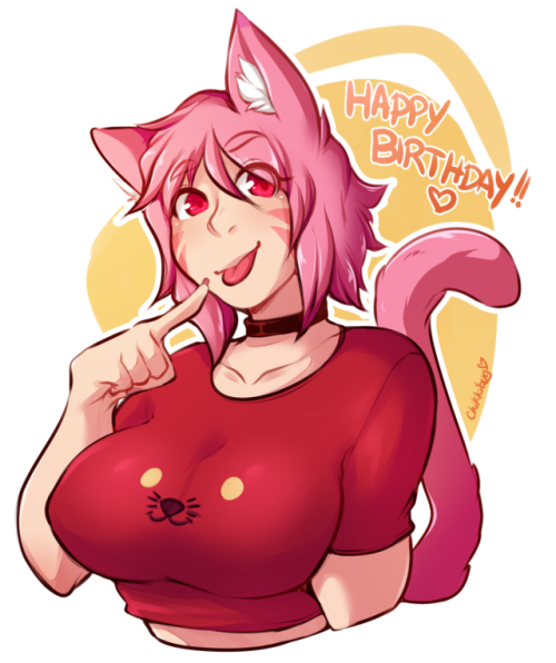 its @kollerss-arts‘s birthday! So here’s their cat gal Kollie~ :3