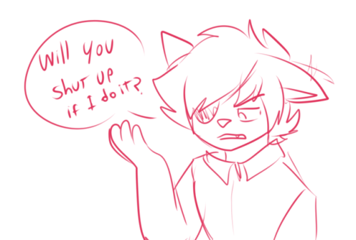 fizzy-dog:  munkeesgomu:  fizzy-dog:  Neither of them knew that the mere sight of such a thing coming from such a cat was cursed, forbidden by the gods and would potentially kill anyone who ever came in contact with it just by the sheer force and wretched