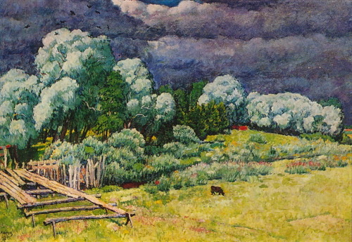 After the Storm, 1922, Ilya MashkovMedium: oil,canvas