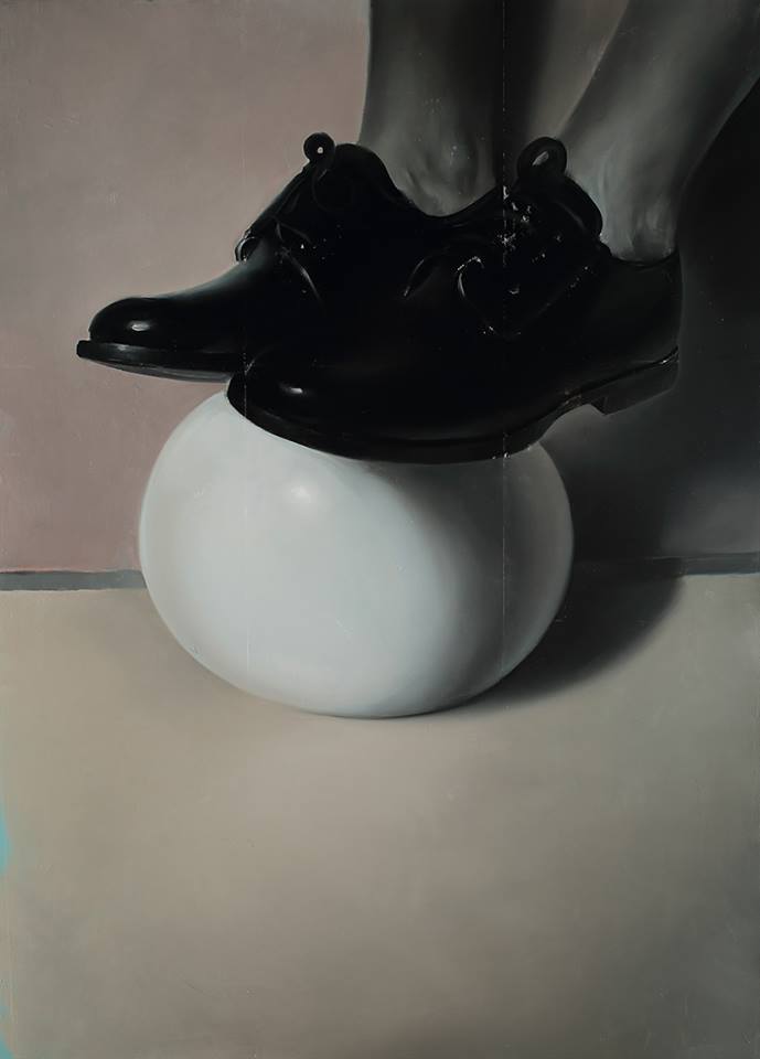 thunderstruck9:Mircea Suciu (Romanian, b. 1978), The Speech (3), 2016. Oil, acrylic