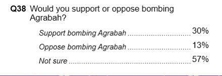 america-wakiewakie:Republican voters were asked if they supported bombing “Agrabah,” a fictional cit