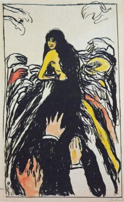 nobrashfestivity:    Edvard Munch, Lust, 1895  Colored lithograph Munch Museum more 