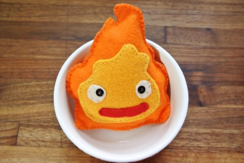calcifer plush pattern