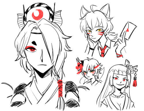 Some doodled shikis 