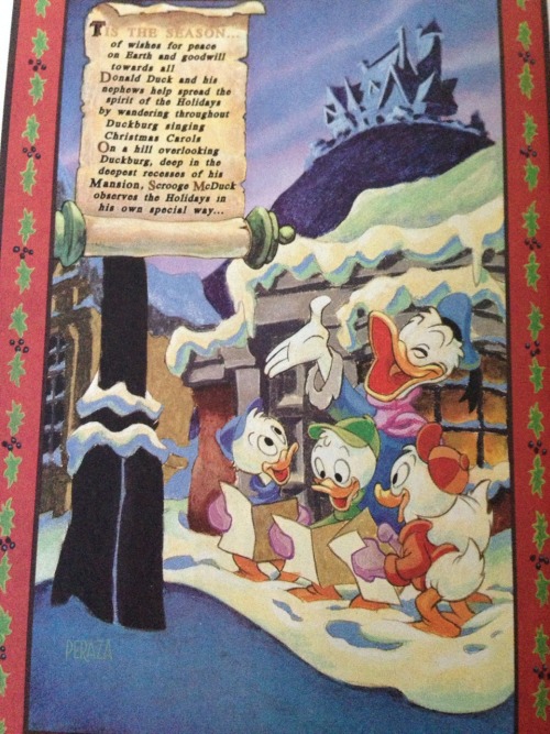 glitteringgoldie:  Behold, the saddest Christmas comic ever created. Photos from my Uncle Scrooge #251. This story is titled “‘Tis the Season”. Script by Bob Foster and art by Mike Peraza.  