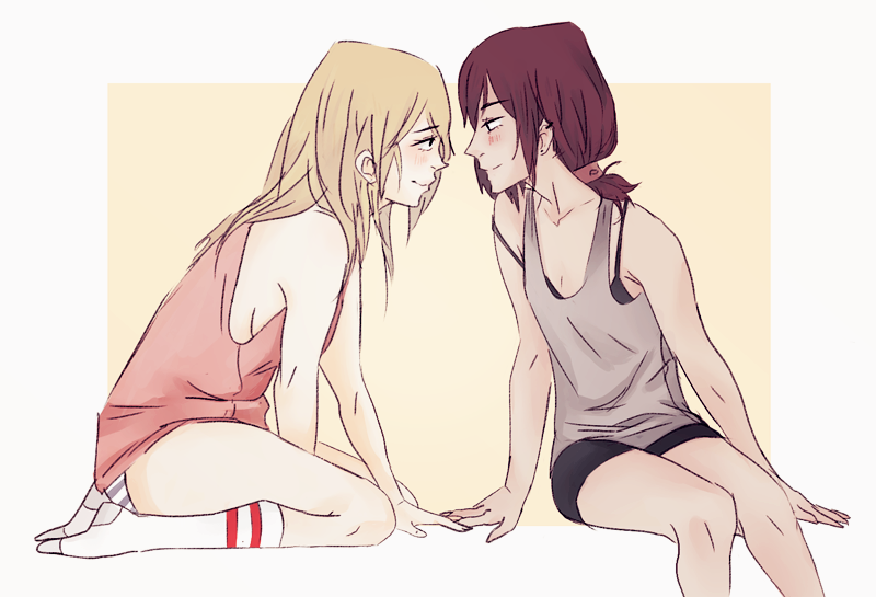 hameru:  au where ymir and christa are happy lesbians who live together and they