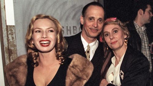 dario-argento:  Traci Lords, John Waters, and Mink Stole in 1997 at the re-release party for “Pink F