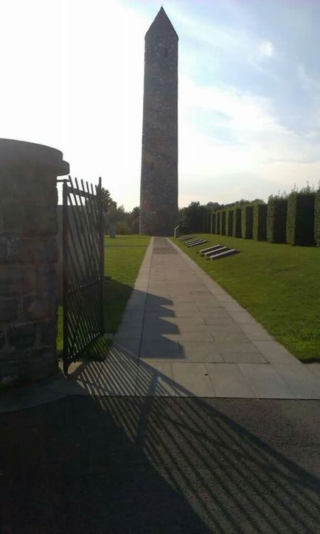 island of ireland peace park at mesen belgium