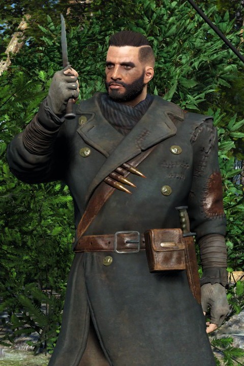 saiyuri-thedragonborn: Arthur Maxson (vanilla &amp; modded) wearing Hunter’s Long Coat (Ol