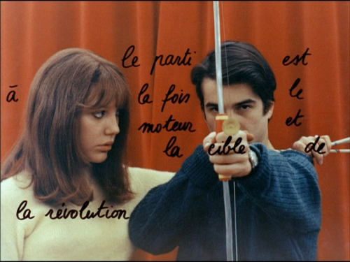 Jean-Pierre Léaud & Anne Wiazemsky in La Chinoise (Jean-Luc Godard, 1967) - the first nouvelle v