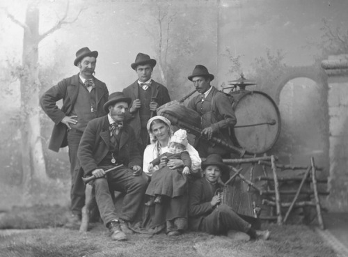 vintagenorway: Italian music group, Norway, 1800s