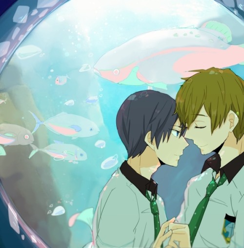 makoxharu:すいぞくかんでーと | Aquarium DateArtist: 濁点 [pixiv] 