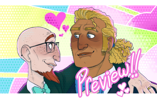 cannibalsharkart: a preview of the piece i did for @venturebrospridezine!! this is the first zine iv