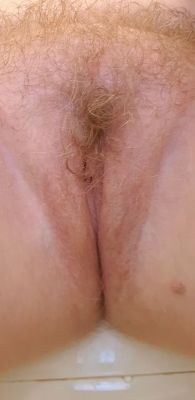 the-best-of-amateur:  My sub slut P. Video I posted a few week ago of her peeing ( a first for her) has been popular, she doesn’t like it, but likes it being viewed and shared. For months, I’ve not allowed her to shave or trim her pussy, much to her