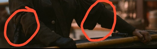 doomsdayoption:Ok but, I was rewatching OFMD (no great news here) when I noticed something. All throughout episode 4 (and very probably in the following episodes as well, but I don’t remember at the moment) Izzy is wearing a black mourning band