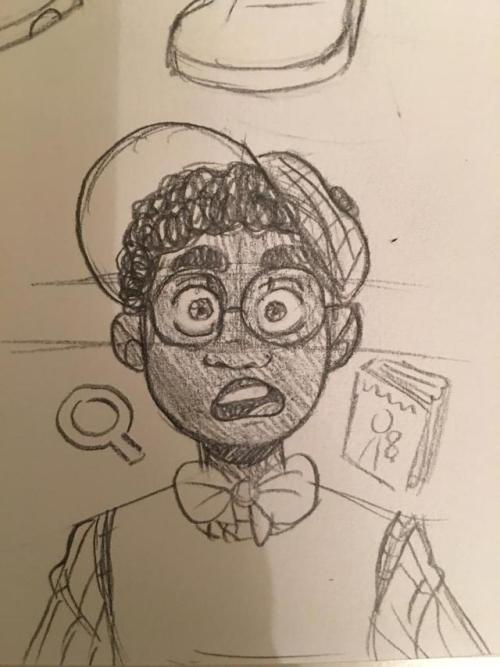 grim-aesthetician: (ID: A drawing of Angus McDonald, who’s gasping with a surprised expression